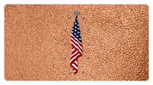 DSC700 421 SH CP Flag at Rest Shimmer Copper